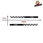 Car Accessories Car Decor Car Decals Wraps Body Stickers Vinyl Car Styling Side Stripes Skirt Sticker of KUGA for Ford